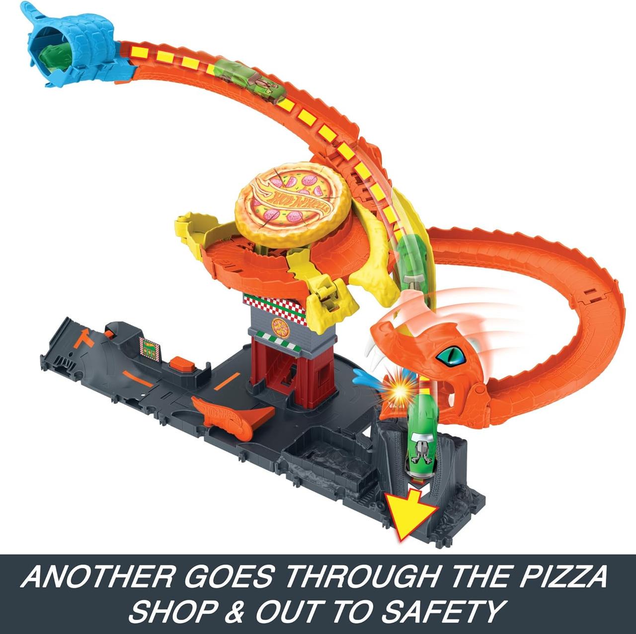 Набор игровой Hot Wheels Pizza Slam Cobra Attack HTN81 - фото 4