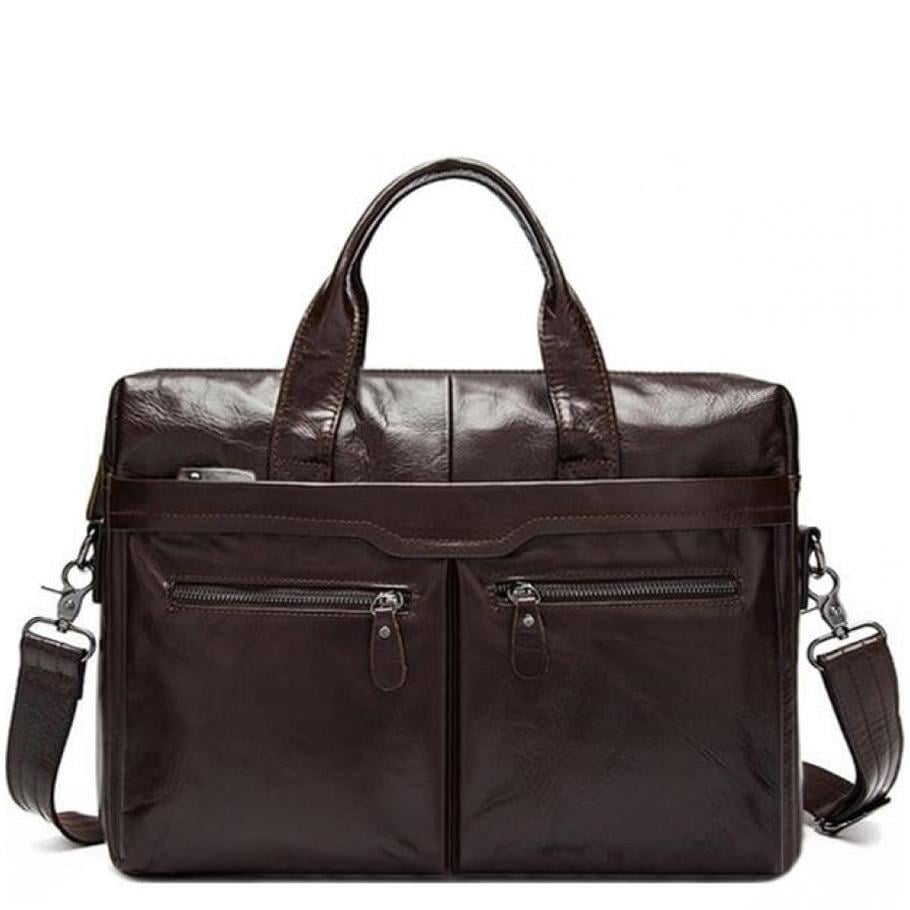 Мужская сумка для ноутбука и документов Royal Bag Bx9005C Коричневый (1440)