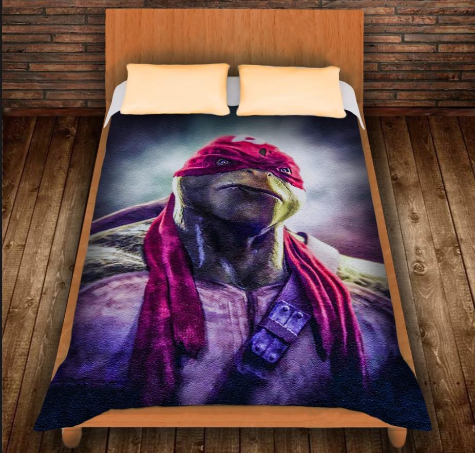 Плед с 3D принтом Черепашка Ниндзя Рафаэль 150x200 см (epi_0316)