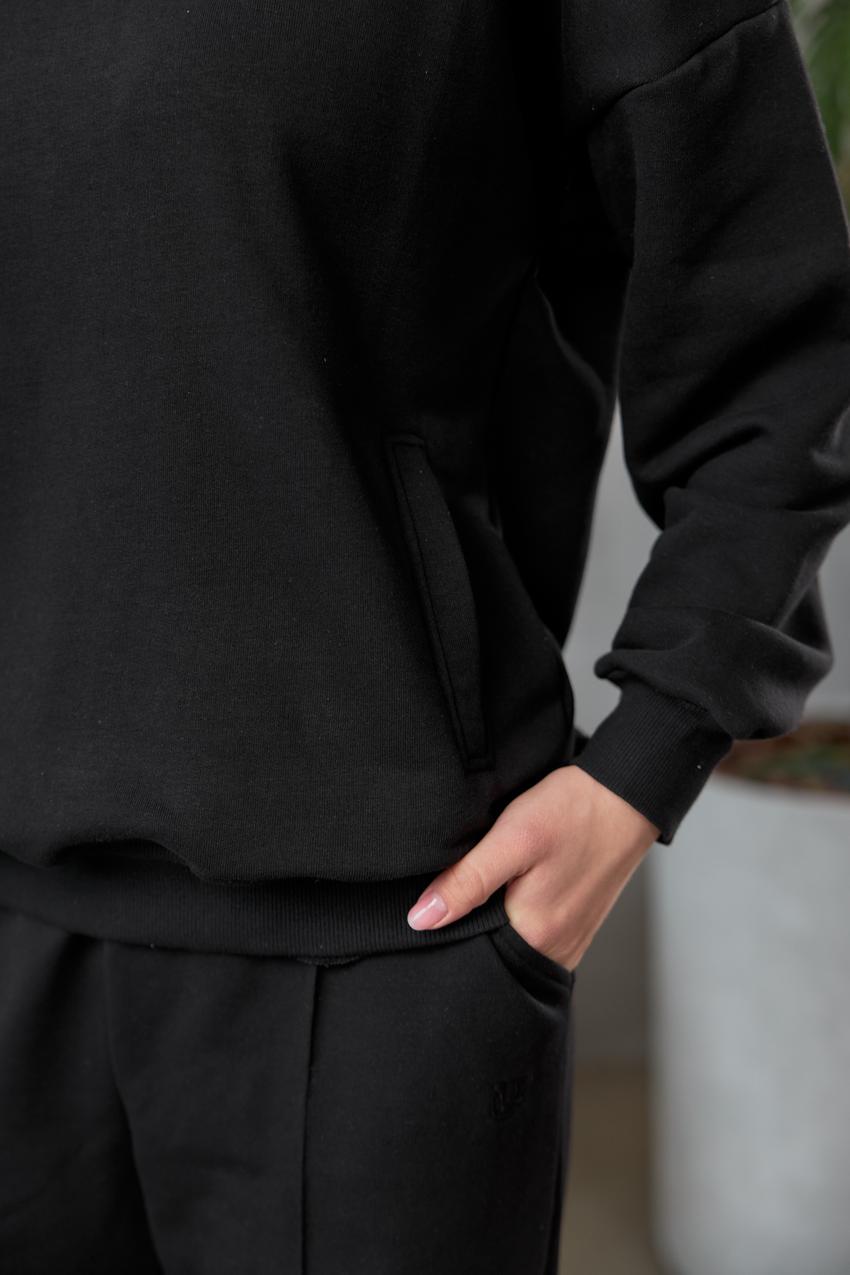 Худи женское М175.3 M Черный (842-1-61) - фото 4 Худи женское М175.3 M Черный (842-1-61) - фото 4