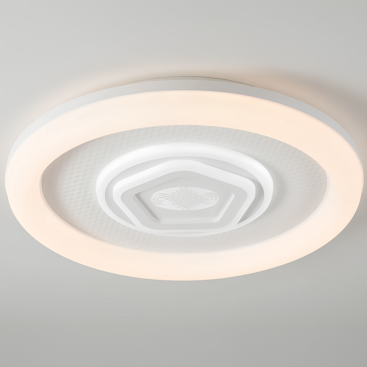 Люстра светодиодная Valeso с металлическим каркасом 2700-6500K 99W Белый (2H-001)