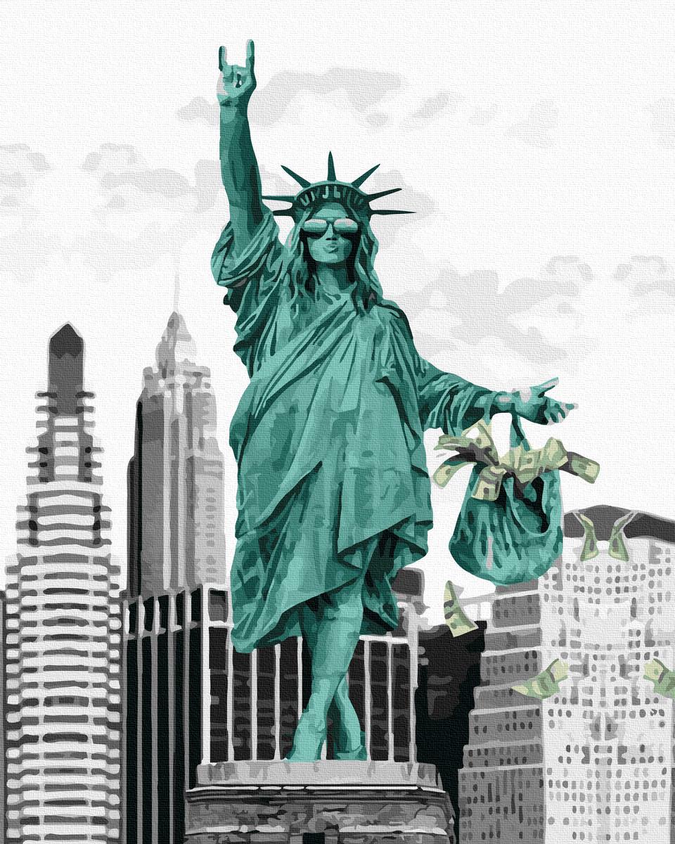 Картина по номерам Рок-н-ролл в Нью-Йорке 40х50 (GX40229)