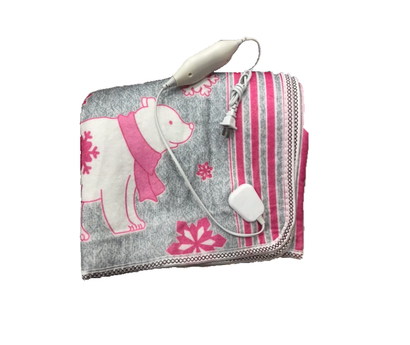 Електропростирадло із зносостійкої байки Electric blanket 150х70 см Ведмедик (67a3d502)