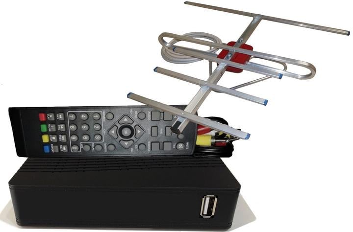 ТВ-тюнер/антенна с усилителем 0,3 A-sus до 35 км Тд