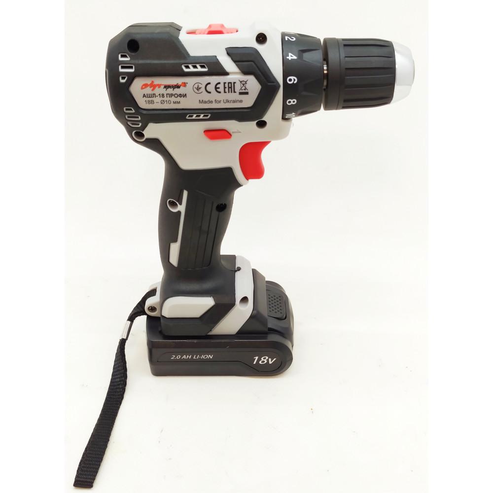 Шуруповерт бесщеточный Луч Профи АШЛ-18 Profi кейс 2 Ah 18 В 2 АКБ ЗУ - фото 7 Шуруповерт бесщеточный Луч Профи АШЛ-18 Profi кейс 2 Ah 18 В 2 АКБ ЗУ - фото 7