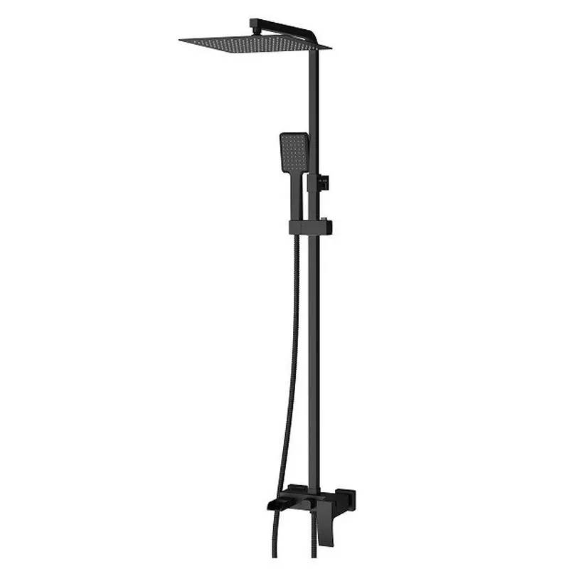 Душевая колонна со смесителем водопад Koer KB-58007-05 Черный (KR3463)