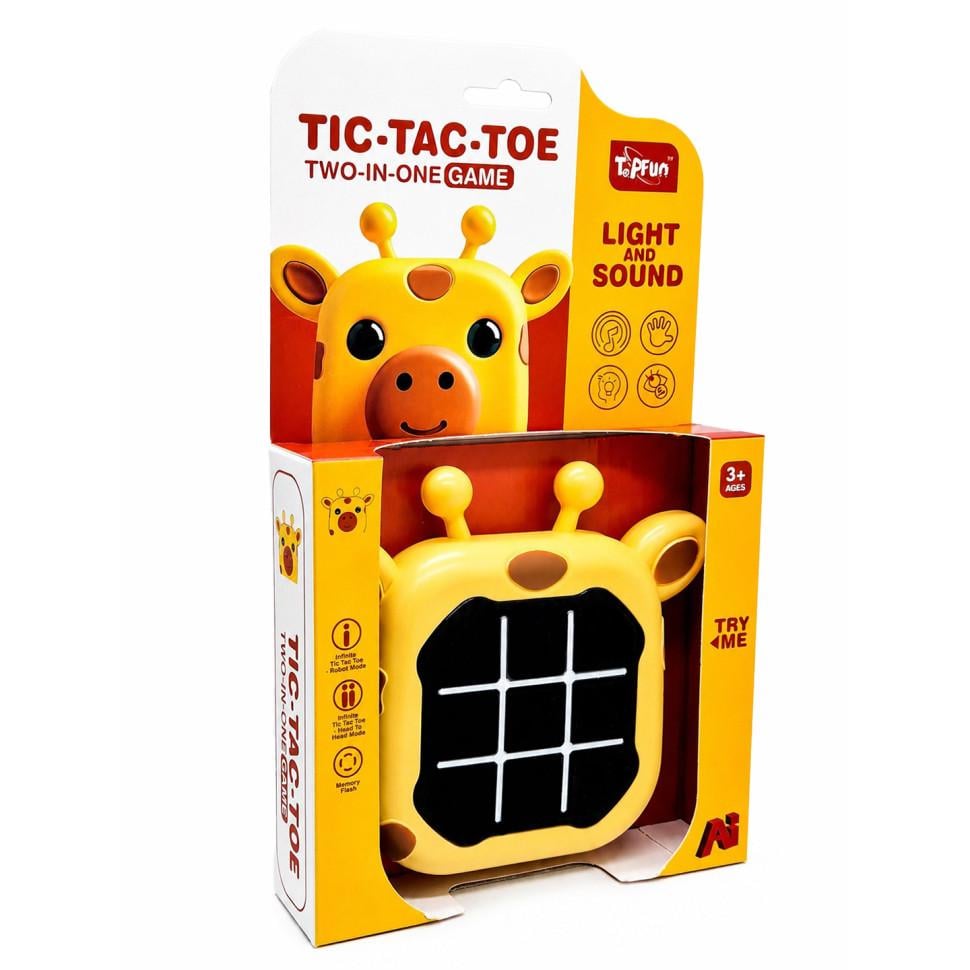 Гра настільна дитяча Bambi "Натискай швидко: Жираф" Tic-Tac-Toe зі світлом та звуком