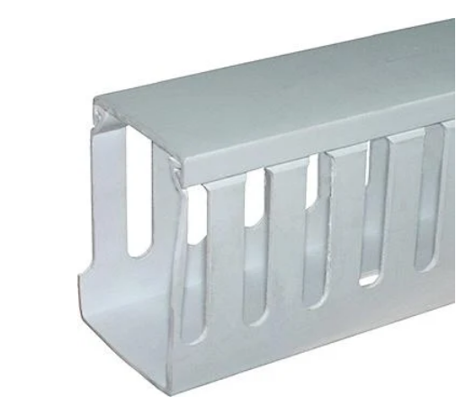 Короб перфорований E.NEXT e.trunking.perf.stand.60.50 60x50 мм 99 см ПВХ Сірий (s13033010) - фото 1 Короб перфорований E.NEXT e.trunking.perf.stand.60.50 60x50 мм 99 см ПВХ Сірий (s13033010) - фото 1