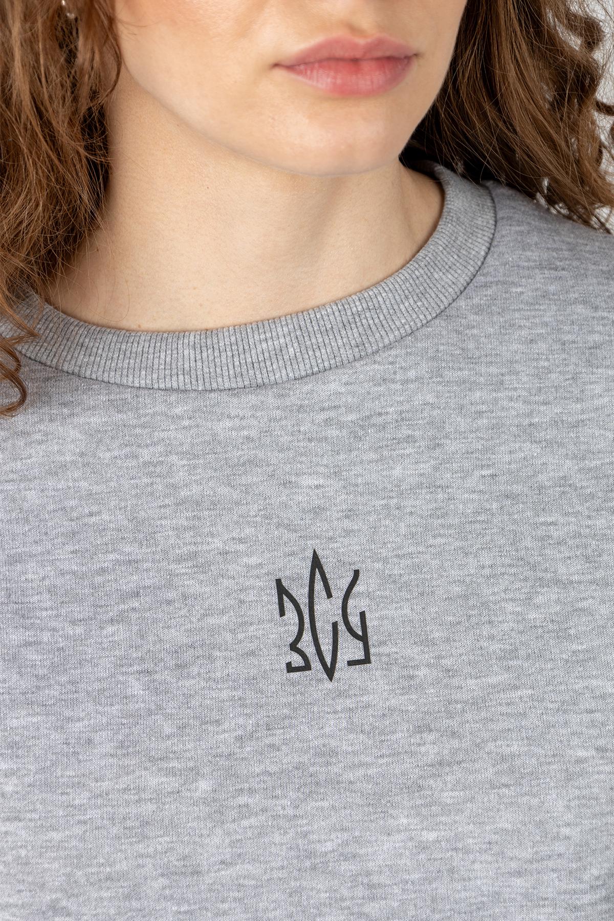 Світшот жіночий ЦБ-00237155 р. 42 Світло-сірий (SKT000953629) - фото 2 Світшот жіночий ЦБ-00237155 р. 42 Світло-сірий (SKT000953629) - фото 2