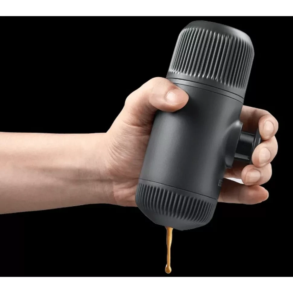 Эспрессо-кофеварка Wacaco Nanopresso с чехлом механическая для молотого кофе Серый (WNANOGRcase) - фото 8 Эспрессо-кофеварка Wacaco Nanopresso с чехлом механическая для молотого кофе Серый (WNANOGRcase) - фото 8