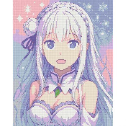 Алмазна мозаїка ORIGAMI Емілія. re-zero 40х50 см (9999278572)