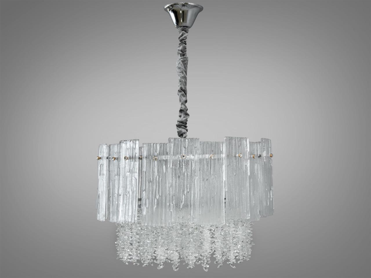 Люстра-подвес с круглыми стеклянными элементами 328-450GD (2437588328)