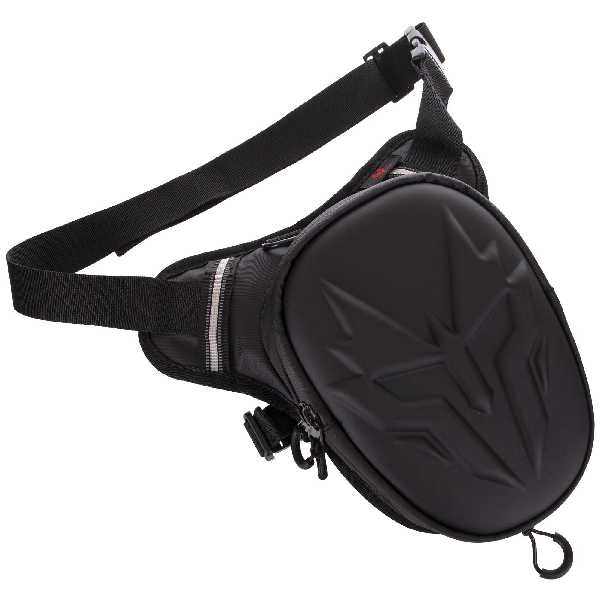 Сумка мотоциклиста набедренная Zelart JIASPEED M-3183 Черный (DR008404)