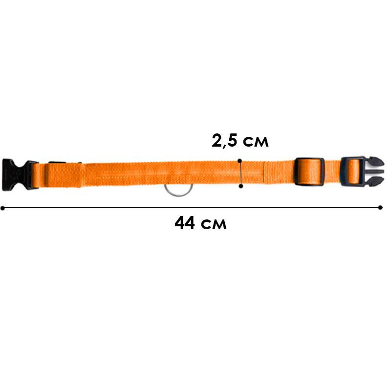 Ошейник светодиодный Lesko M Orange (2085743992) - фото 5 Ошейник светодиодный Lesko M Orange (2085743992) - фото 5