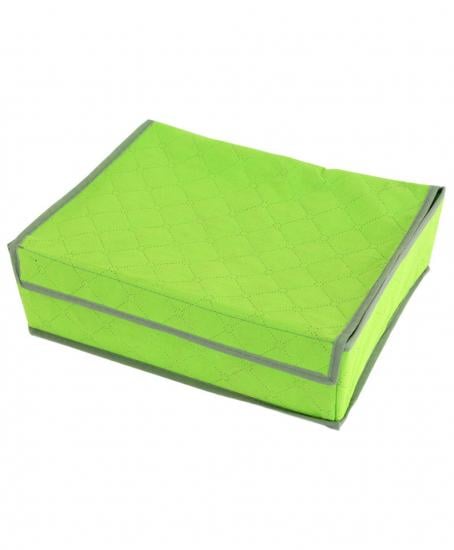 Органайзер для белья и носков с крышкой на 24 ячейки бамбук 35x27x11 см Green (125334) Органайзер для белья и носков с крышкой на 24 ячейки бамбук 35x27x11 см Green (125334)