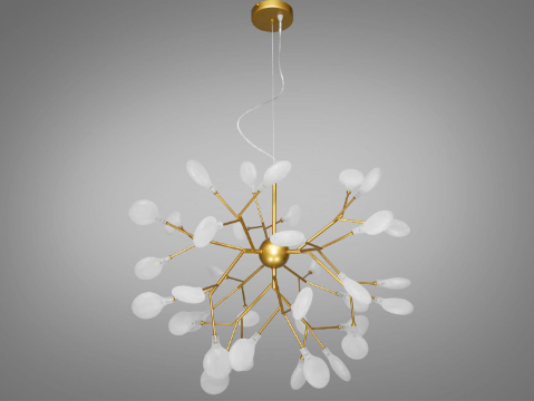 Люстра подвесная Diasha 36 ламп Золотой/Сатин (887-36A GD) Люстра подвесная Diasha 36 ламп Золотой/Сатин (887-36A GD)