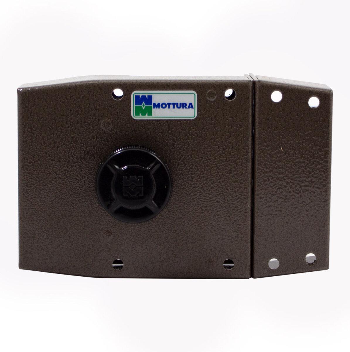 Замок Mottura 30401VD50C5 накладний 3 ригельний з натискним циліндром з ручкою зсередини