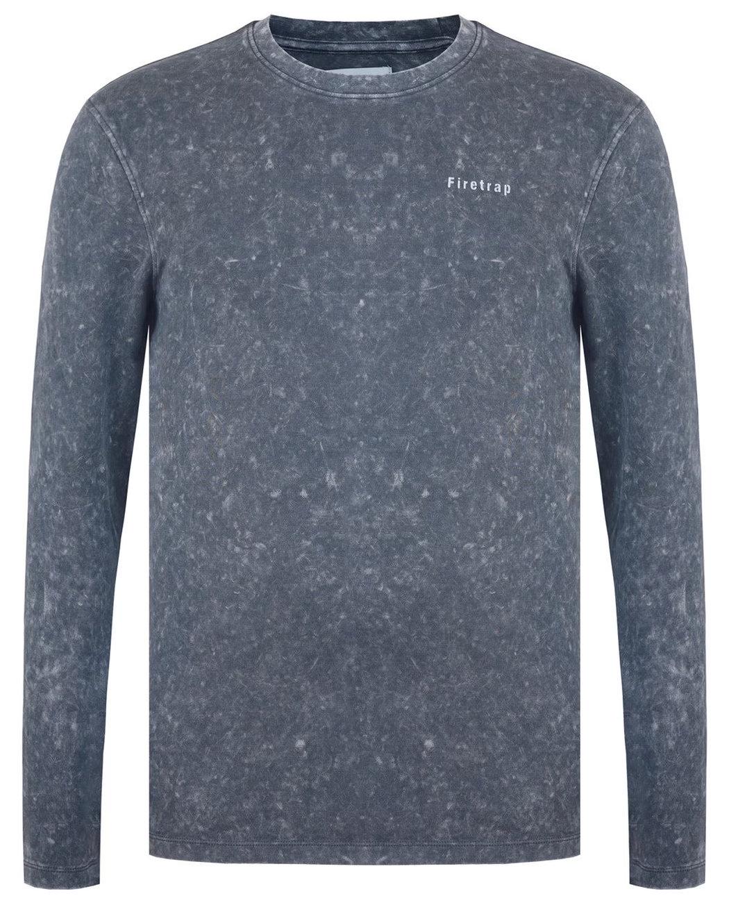 Футболка мужская Firetrap 58800601 с длинным рукавом XL Серый (2588006014309)