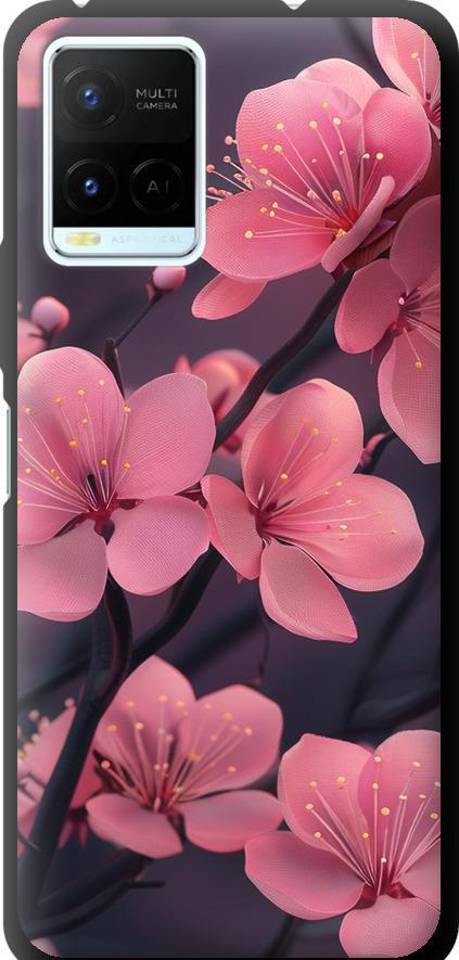 Чехол на Vivo Y21 Пурпурная сакура (6075b-669-42517)