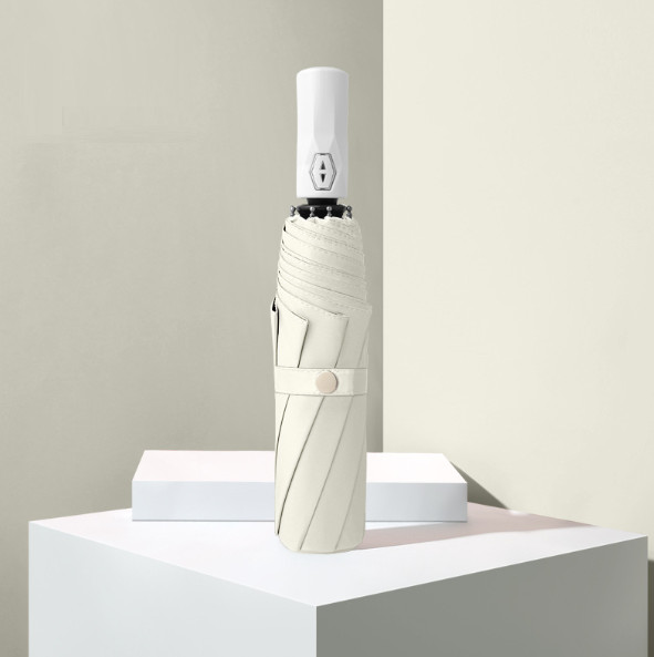 Парасолька складна 8275 110 см Бежевий (4416344)