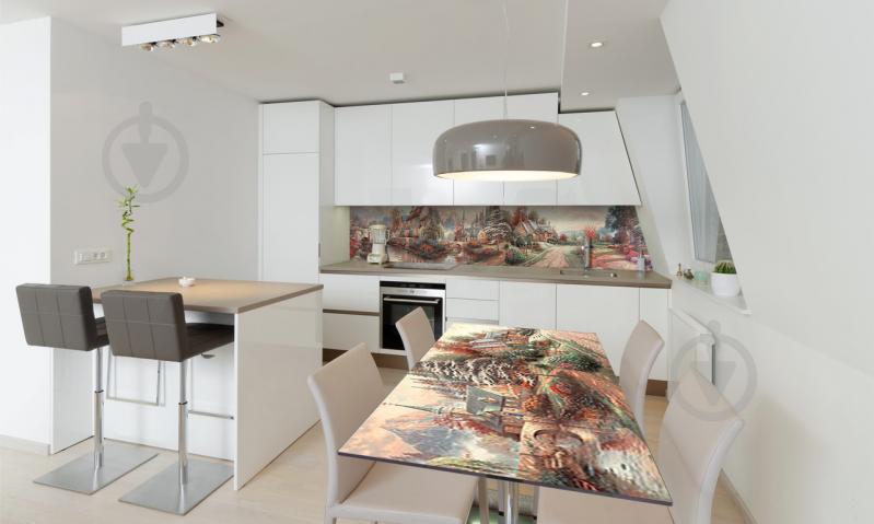 Наклейка на стол Zatarga  "Домики" 650х1200мм (Z180307/1st)