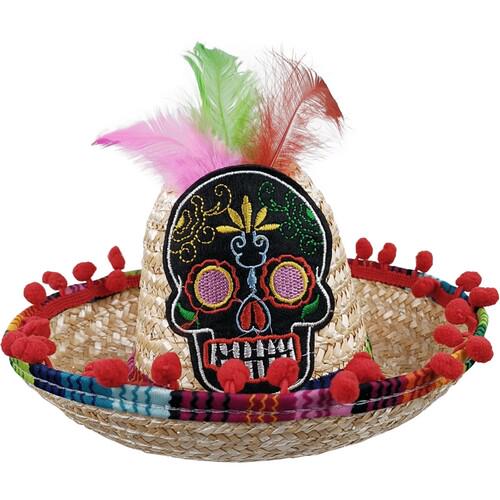 Сомбреро Dia de Los Muertos Seta Decor 19-905