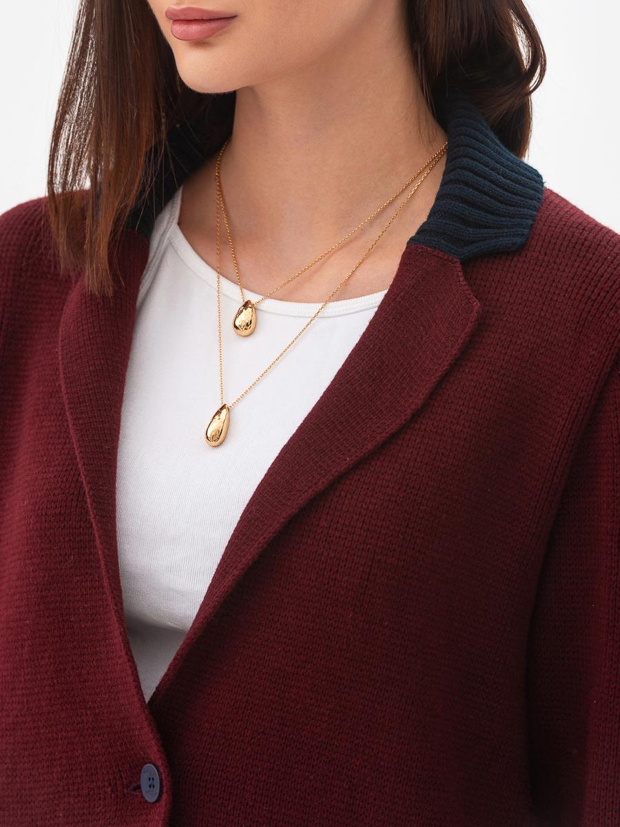 Пиджак вязанный женский oversize SVTR р. 42-50 Бордовый (593) - фото 4