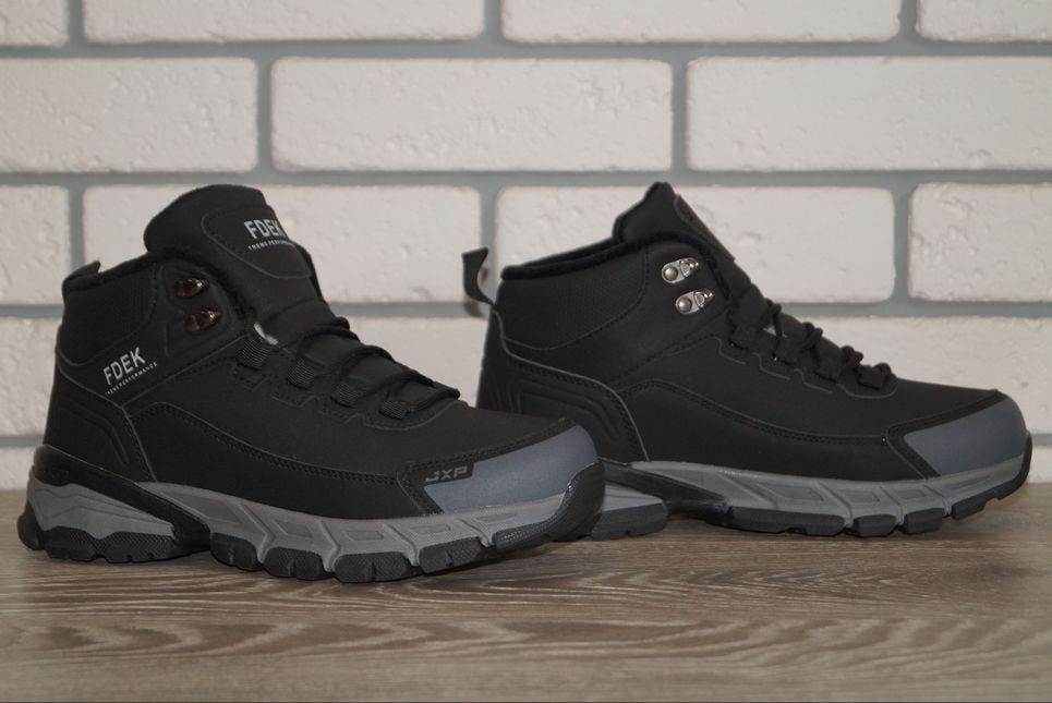 Черевики зимові підліткові FDEK р. 38 24,5 см Чорний/Сірий (31544-38) - фото 6 Черевики зимові підліткові FDEK р. 38 24,5 см Чорний/Сірий (31544-38) - фото 6