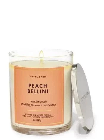 Ароматизированная свеча Peach Bellini White Barn 227 г (2853290678) Ароматизированная свеча Peach Bellini White Barn 227 г (2853290678)