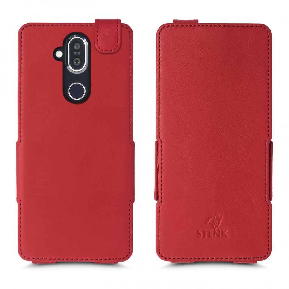 Чехол флип Stenk Prime для Nokia 8.1 Красный (63789)
