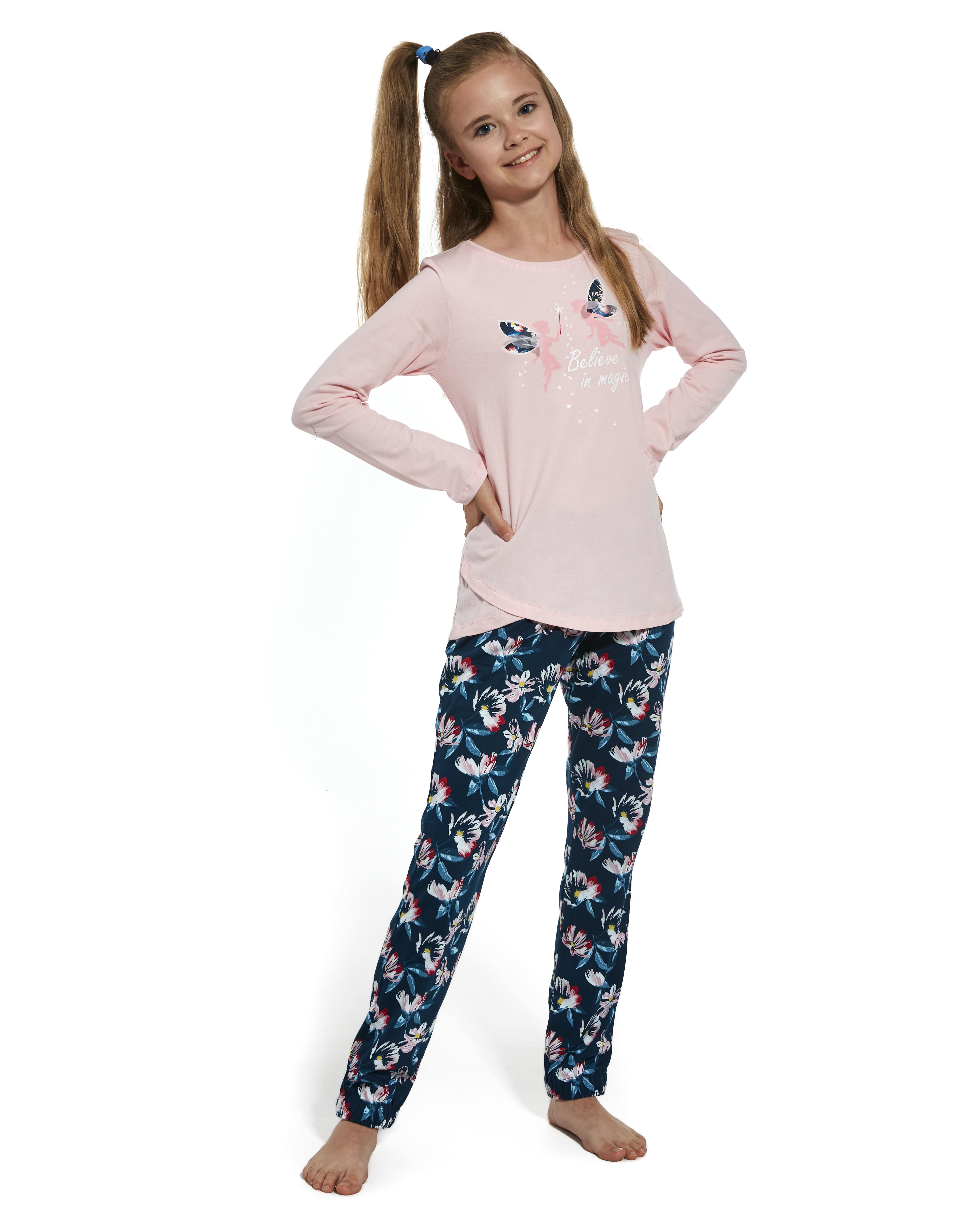 ᐉ Пижама для девочек-подростков Cornette 158 Fairies 146-152 Розово-голубой  (964-22)
