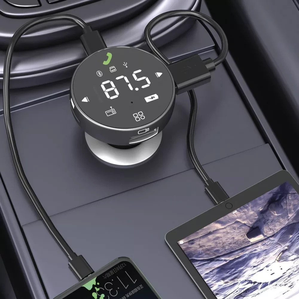 Зарядное устройство Proove FM Launcher Sound Sync 30W PD+QC3.0 Type-C/USB - фото 6 Зарядное устройство Proove FM Launcher Sound Sync 30W PD+QC3.0 Type-C/USB - фото 6