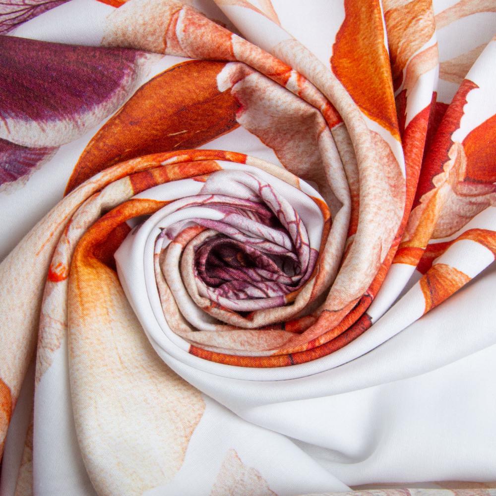 Ткань сатин для постельного белья однотонная ALLOW/V-2 ирис 130 гр/м2 210 ТС 240 см (0507-NEV)