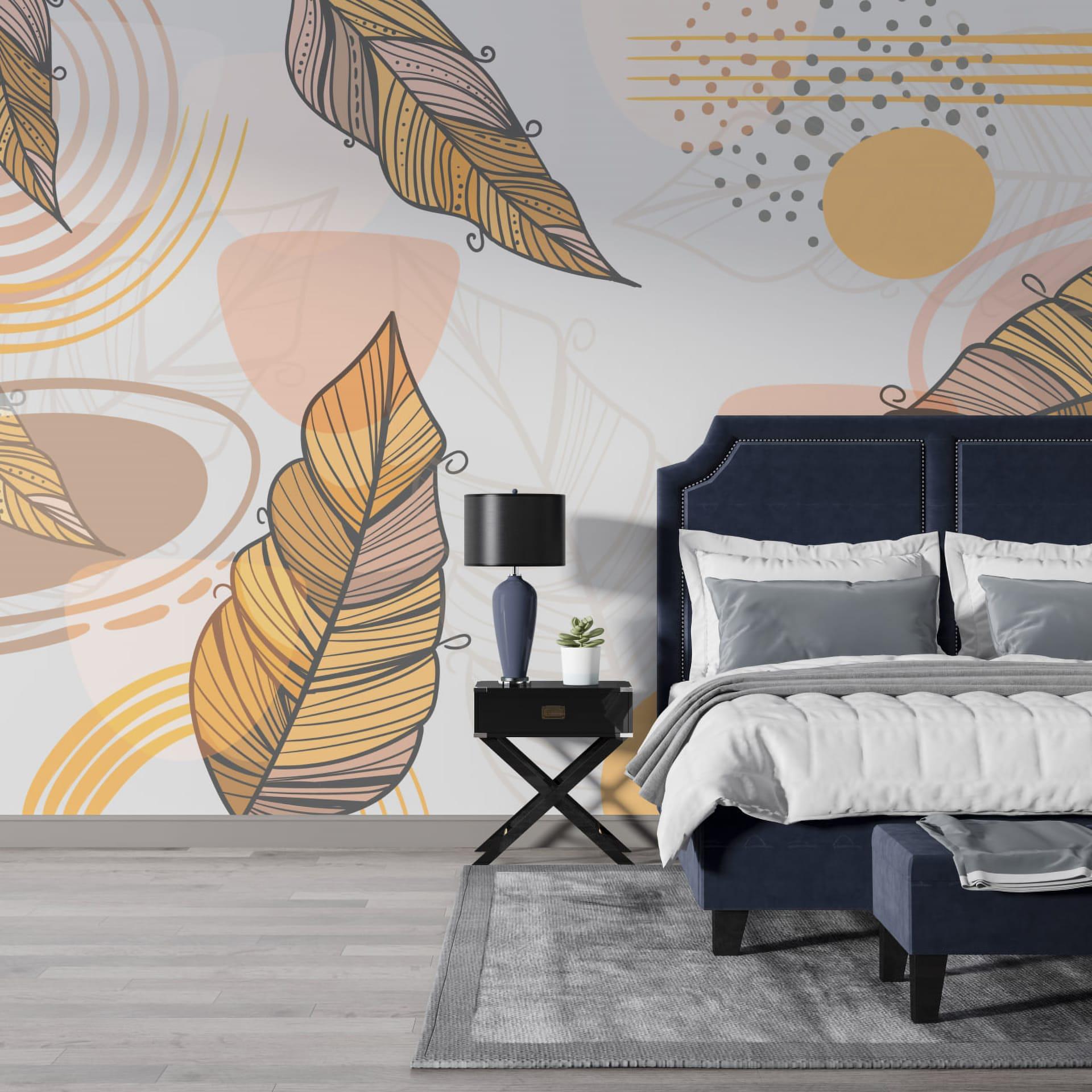 Фотообои флизелиновые Styleo Print-walls Сказочные листья 0119 300х250 см (Pw-0119/2)