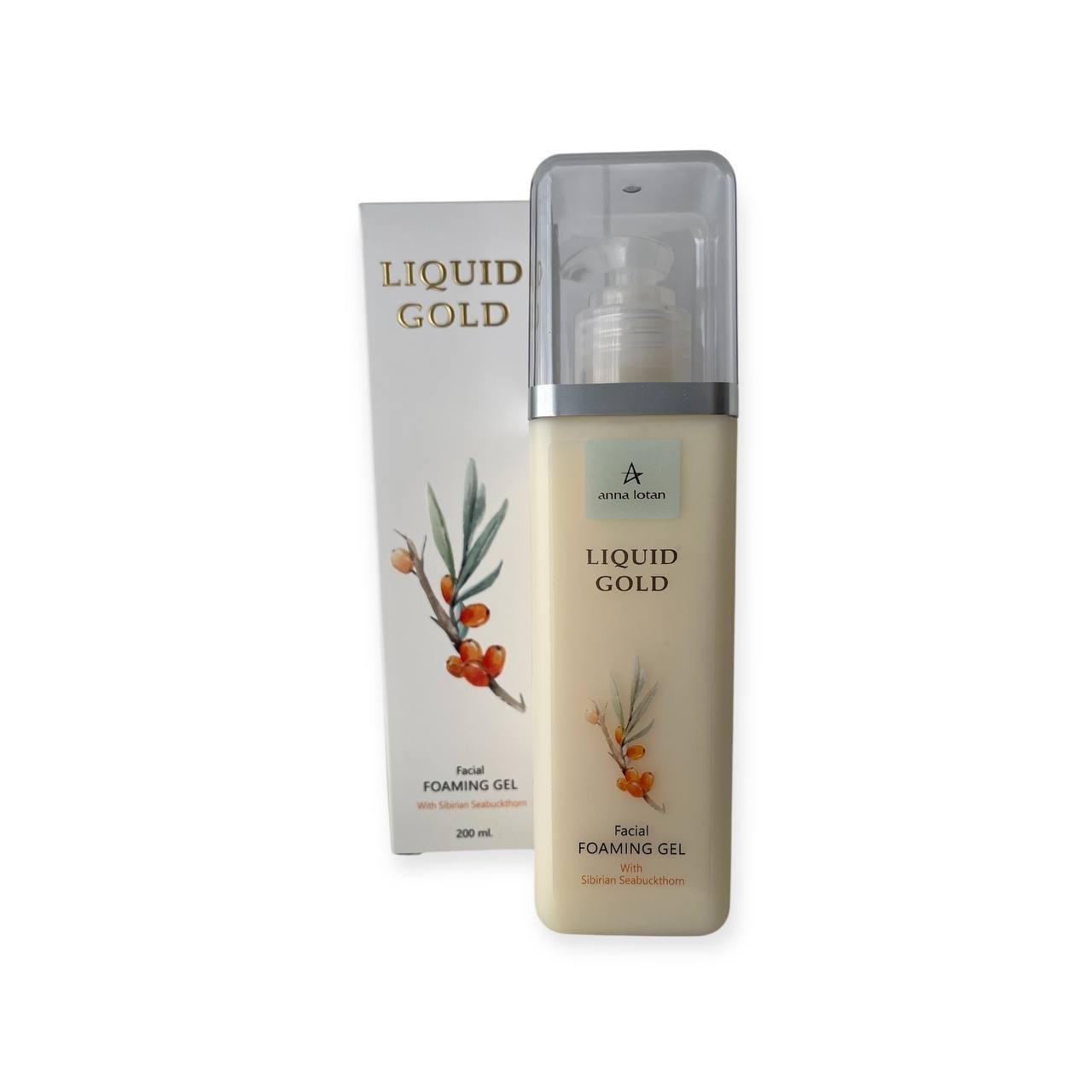 Гель для очистки лица Anna Lotan Liquid Gold Facial Foaming Gel с облепихой 200 мл (AL0074)