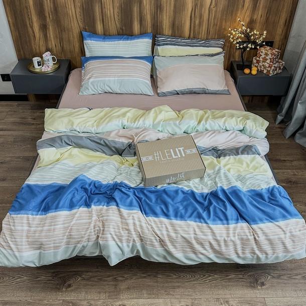 Постільна білизна Lelit полікотон двоспальний Різнокольоровий (P-0077)