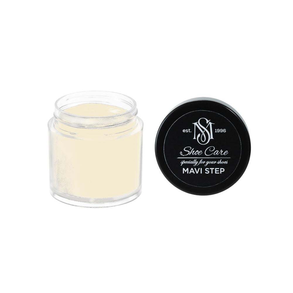 Крем для обуви из гладкой кожи MAVI STEP Custom 10 мл Бежевая жемчужина (0907-Y10R) - фото 1 Крем для обуви из гладкой кожи MAVI STEP Custom 10 мл Бежевая жемчужина (0907-Y10R) - фото 1