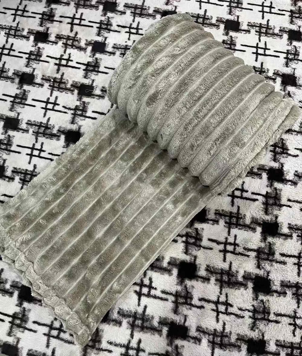 Плед Cotton home Colorful home Полоска 150х200 см микрофибра 1306-3 Горчичный (DR014122)