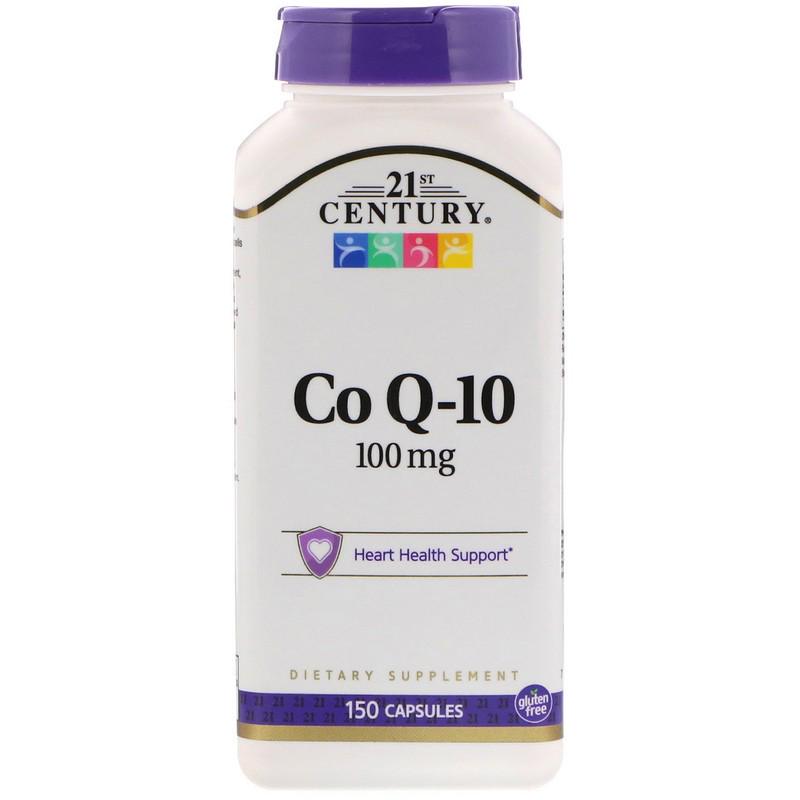Витамины 21st Century CoQ-10 100 мг 150 капсул Витамины 21st Century CoQ-10 100 мг 150 капсул