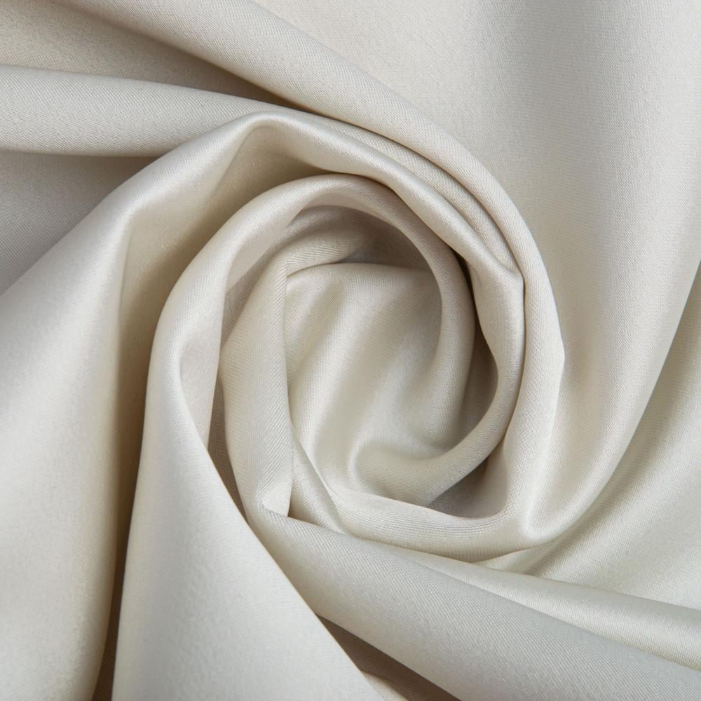 Ткань костюмная атласная Scarlett Крем (10010)