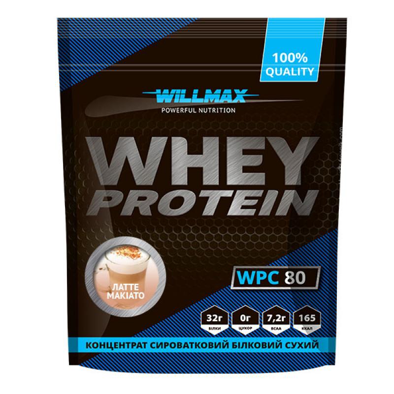 Протеїн сироватковий Whey Protein 80% Willmax Латте Макіато 920 г