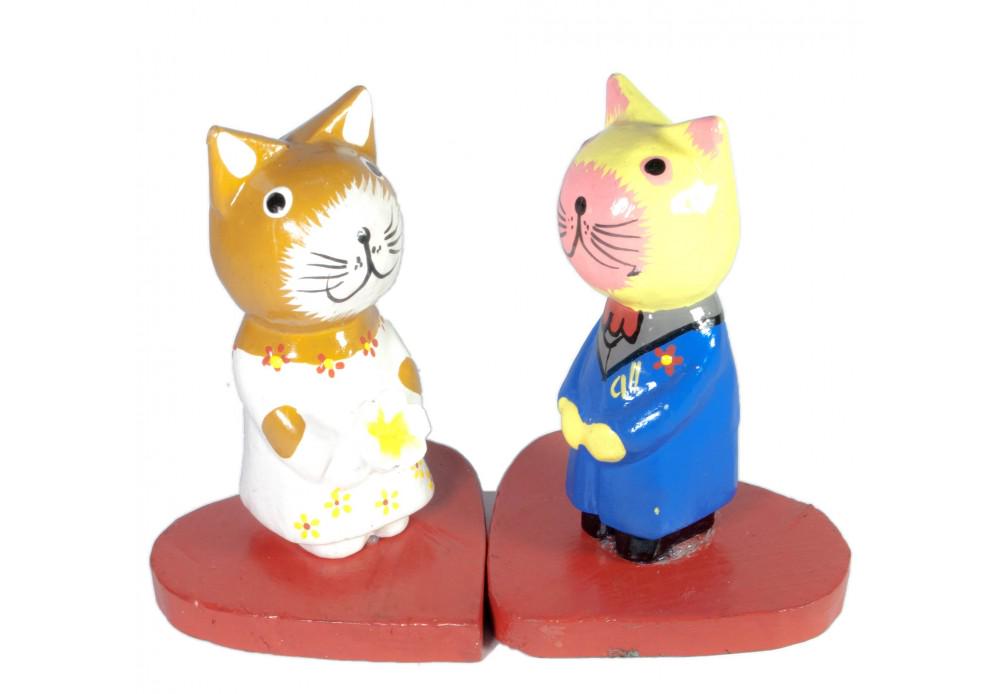 Статуетка Кіт з кішкою на серці 16х10,5х7,5 см
