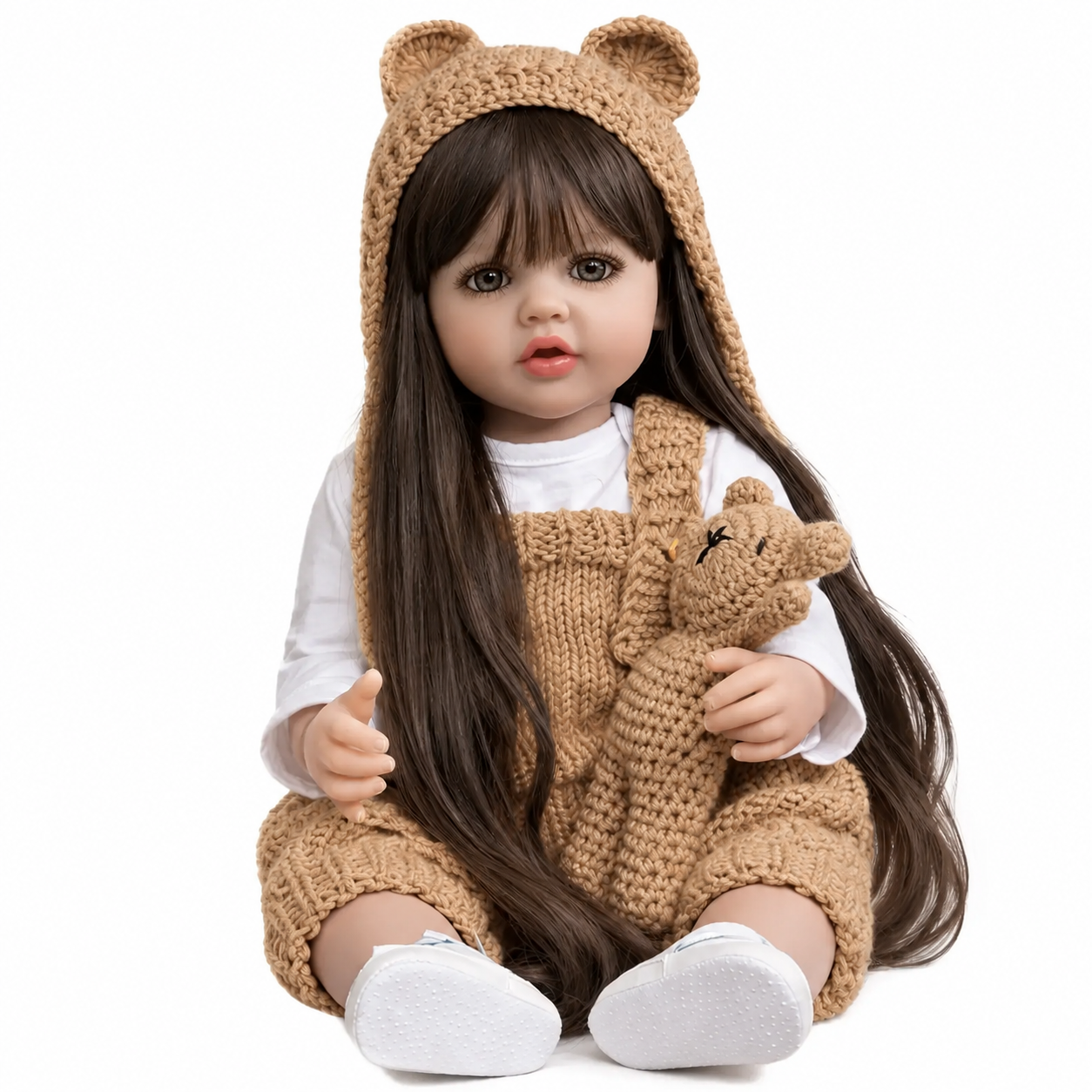 Кукла реалистичная Doll Reborn Baby виниловая 55 см (К0100226)