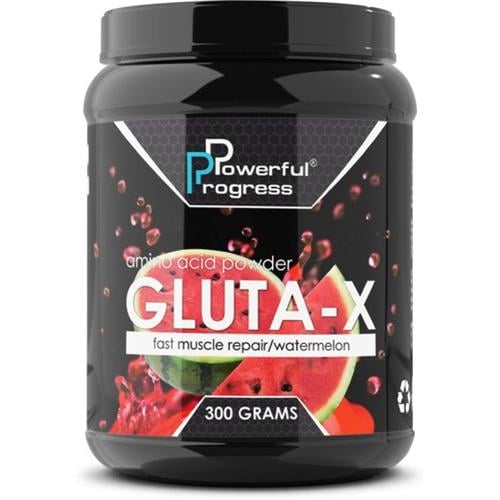 Глютамін для спорту Powerful Progress Gluta Х 300 г 30 порцій Watermelon