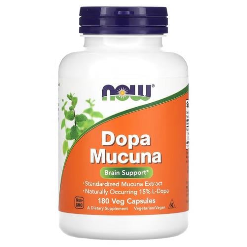 NOW Dopa Mucuna 180 капс. (NOW-03093)