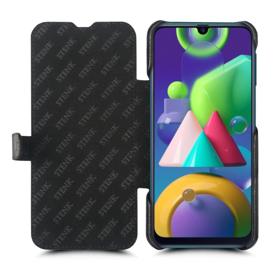 Чехол книжка Stenk Premium для Samsung Galaxy M21 Черный (65845)