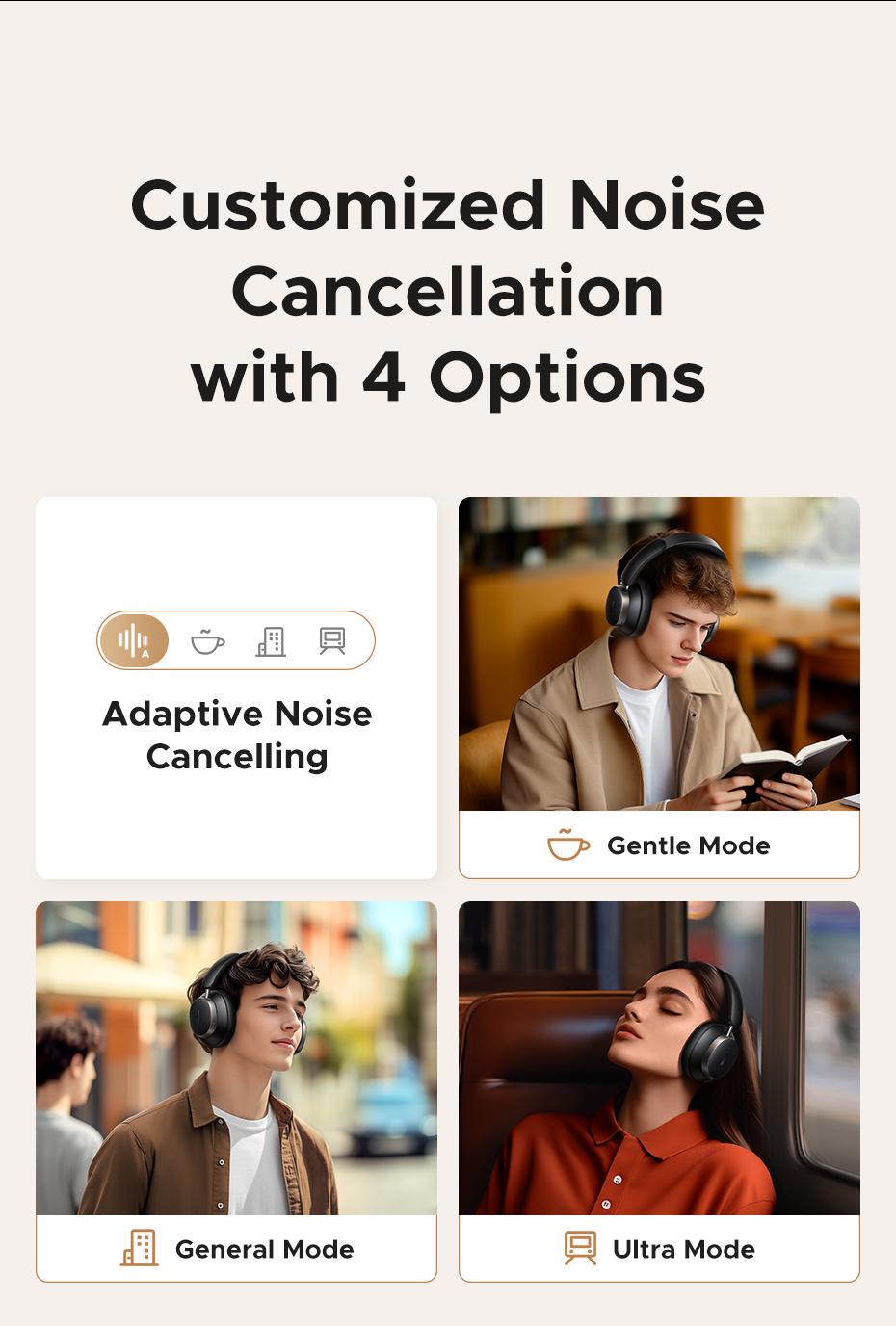 Навушники бездротові Ugreen Studio Pro ANC 48 дБ Hi-Res Audio LDAC до 120 годин (29516818) - фото 20 Навушники бездротові Ugreen Studio Pro ANC 48 дБ Hi-Res Audio LDAC до 120 годин (29516818) - фото 20