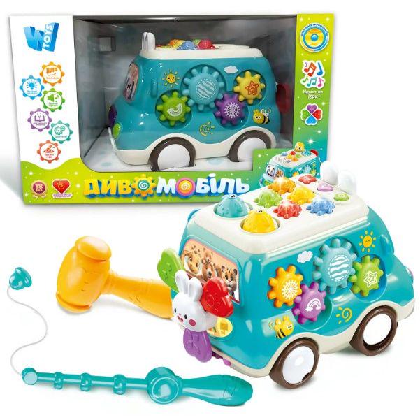 Чудо-мобиль подсветка/песни/сказки/спиннер/шестерни/ксилофон/ноты//игра на скорость реакции (29740695)