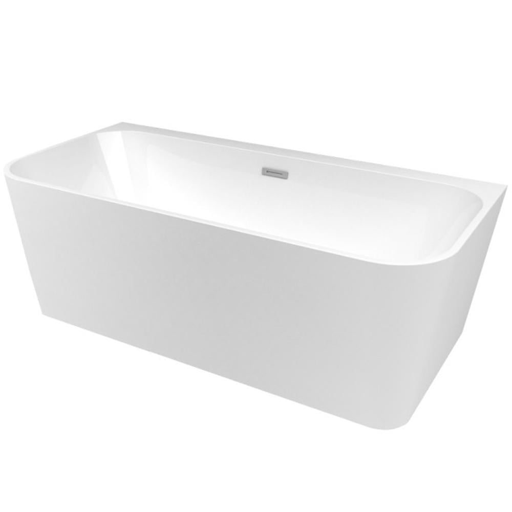 Ванна пристенная отдельностоящая акриловая Devit Optima с ножками и сифоном 1700х800 мм Белый (17080130) Ванна пристенная отдельностоящая акриловая Devit Optima с ножками и сифоном 1700х800 мм Белый (17080130)