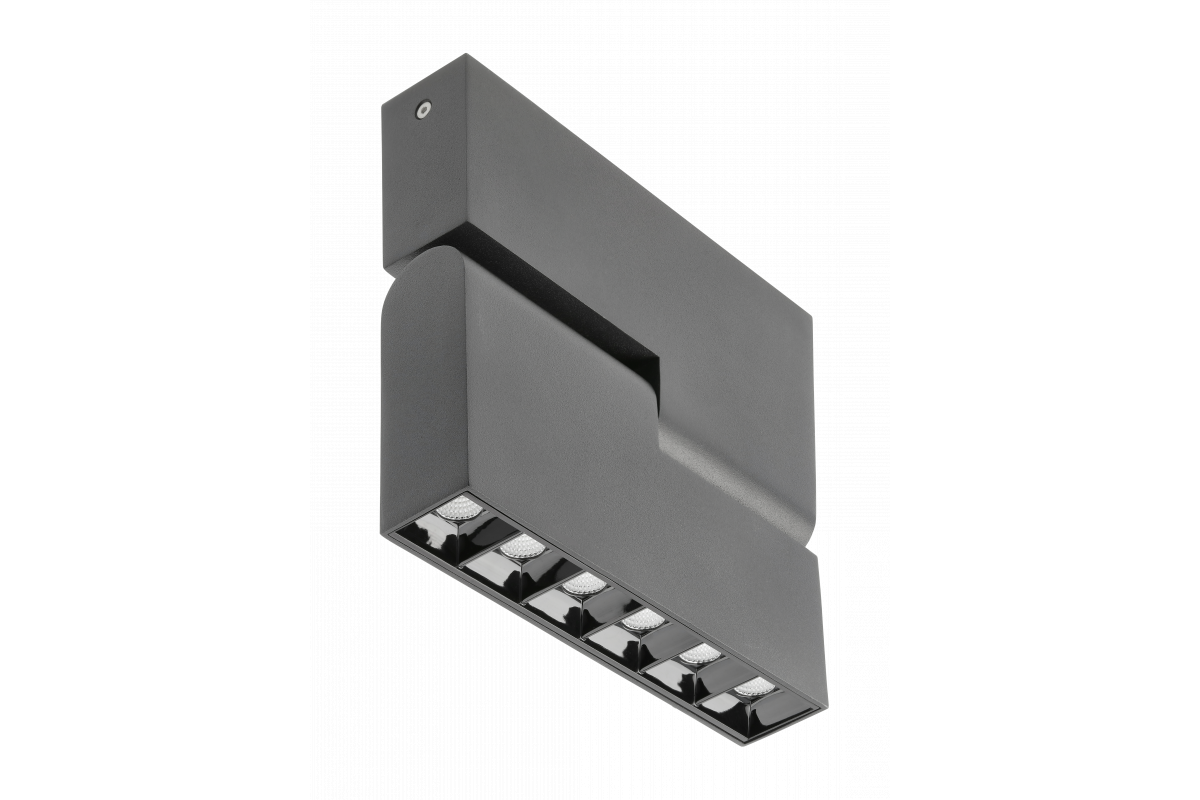 Спот потолочный светодиодный GTV SIERRA 18 Вт 1620 Лм 4000K IP20 Черный (00000035144)